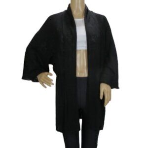 Style & Co Classic Black Flow Cardigan